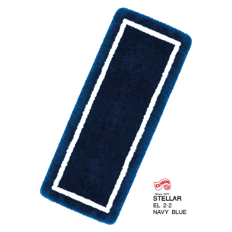 พรมเช็ดเท้ายาว EXPRESS CARPET รุ่น EL2-2 ขนาด50X120 ซม. หนา 20 มม. สีน้ำเงิน 