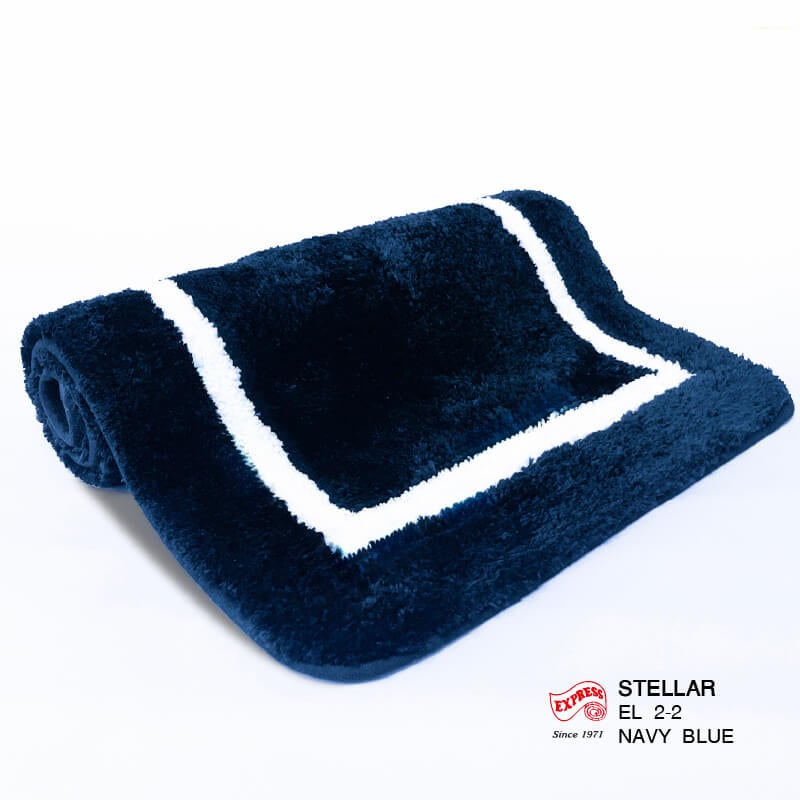 พรมเช็ดเท้ายาว EXPRESS CARPET รุ่น EL2-2 ขนาด50X120 ซม. หนา 20 มม. สีน้ำเงิน 