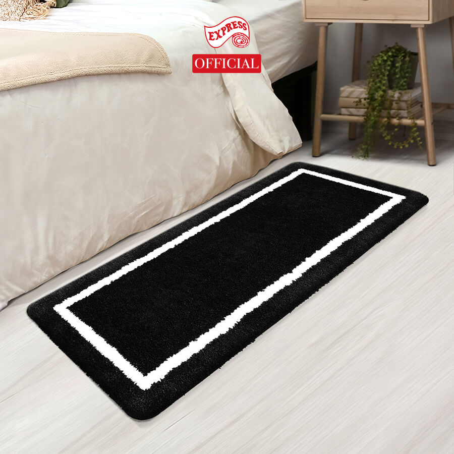 พรมเช็ดเท้ายาว EXPRESS CARPET รุ่น EL2-3 ขนาด50X120 ซม. หนา 20 มม. สีดำ 