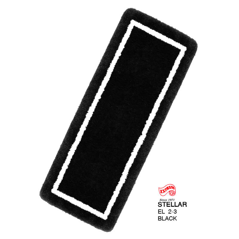 พรมเช็ดเท้ายาว EXPRESS CARPET รุ่น EL2-3 ขนาด50X120 ซม. หนา 20 มม. สีดำ 