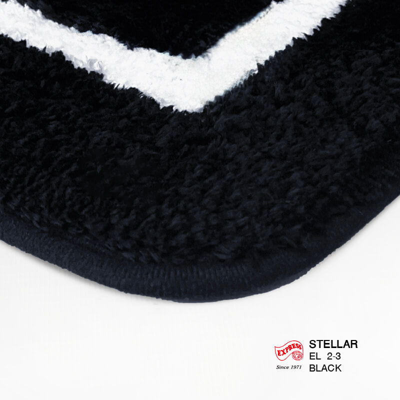 พรมเช็ดเท้ายาว EXPRESS CARPET รุ่น EL2-3 ขนาด50X120 ซม. หนา 20 มม. สีดำ 