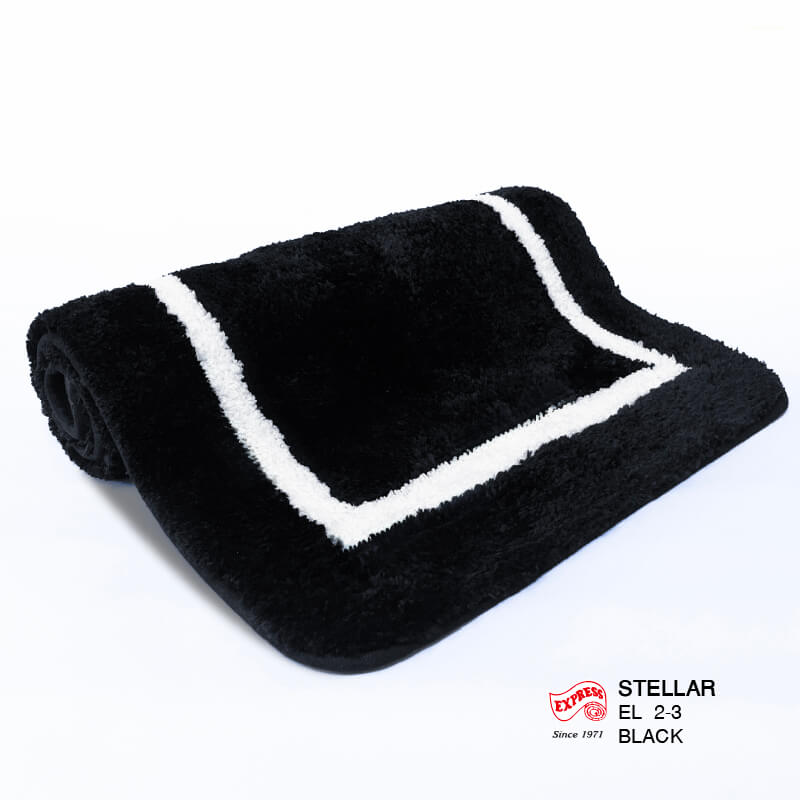 พรมเช็ดเท้ายาว EXPRESS CARPET รุ่น EL2-3 ขนาด50X120 ซม. หนา 20 มม. สีดำ 
