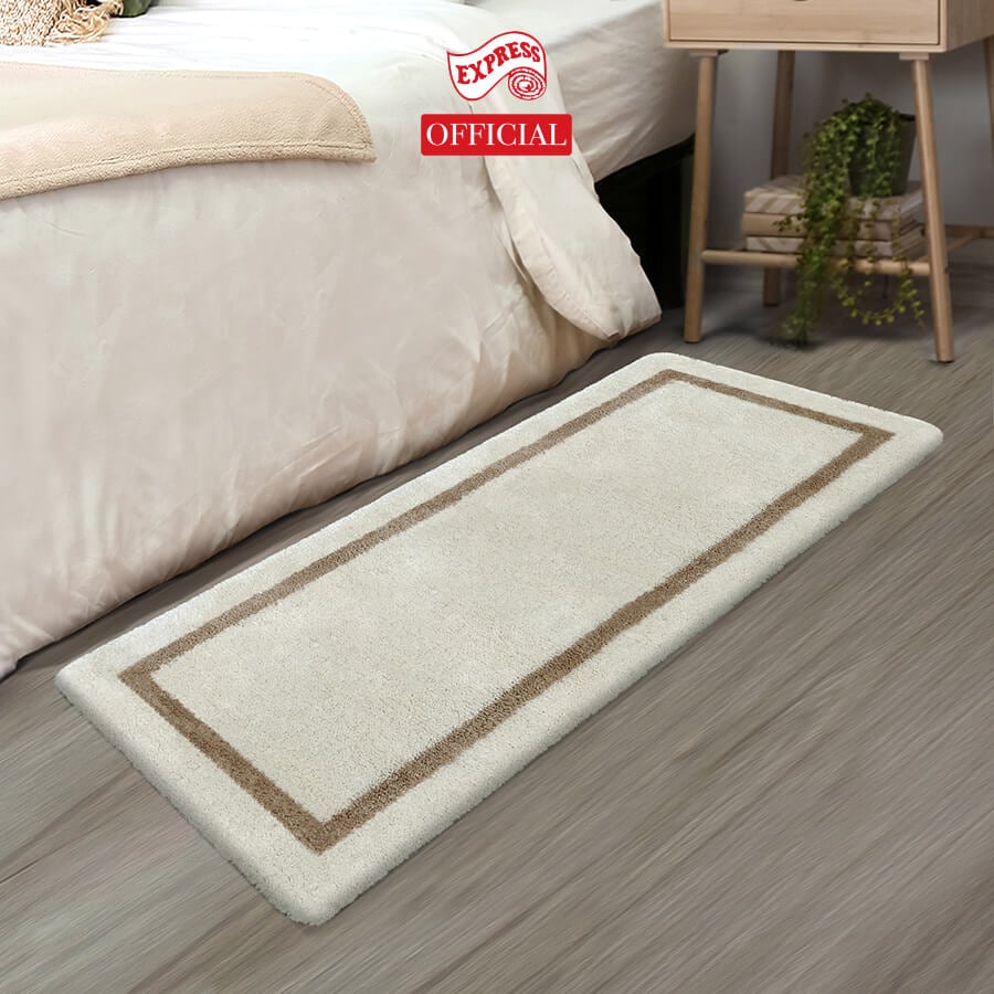 พรมเช็ดเท้ายาว EXPRESS CARPET รุ่น EL2-5 ขนาด50X120 ซม. หนา 20 มม. สีครีม 