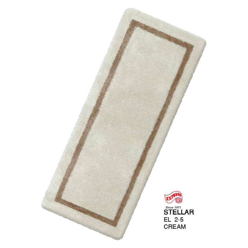 พรมเช็ดเท้ายาว EXPRESS CARPET รุ่น EL2-5 ขนาด50X120 ซม. หนา 20 มม. สีครีม 