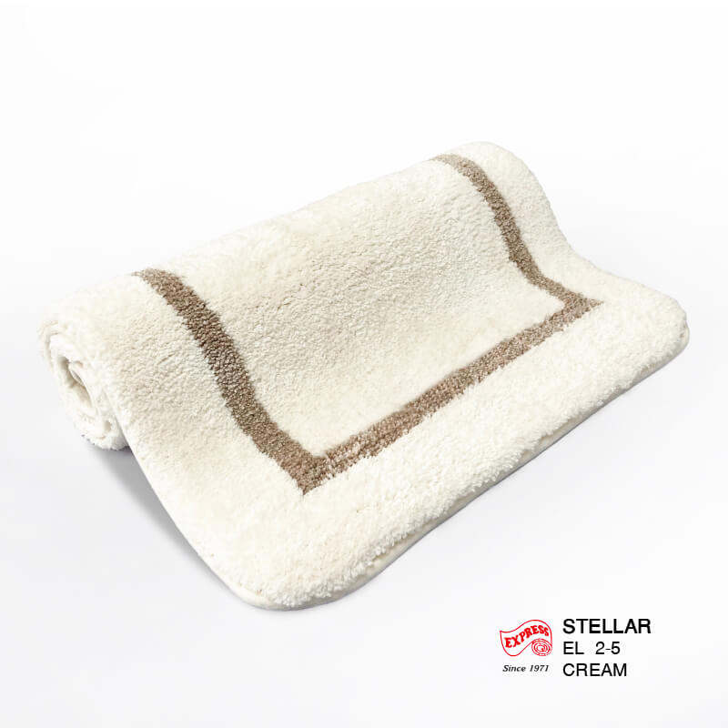พรมเช็ดเท้ายาว EXPRESS CARPET รุ่น EL2-5 ขนาด50X120 ซม. หนา 20 มม. สีครีม 