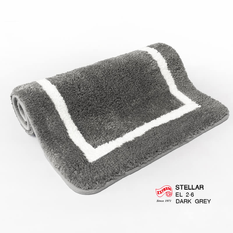 พรมเช็ดเท้ายาว EXPRESS CARPET รุ่น EL2-6 ขนาด50X120 ซม. หนา 20 มม. สีเทา 