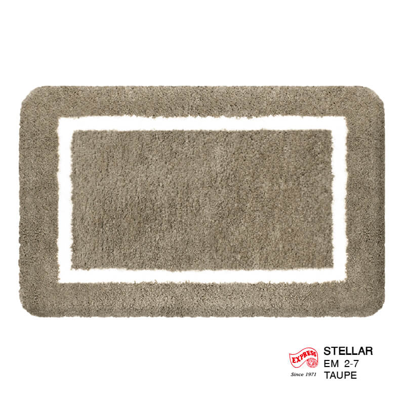 พรมเช็ดเท้าหน้าประตู EXPRESS CARPET รุ่น EM2-7 ขนาด45X70 ซม. หนา 20 มม. สีโทป _4