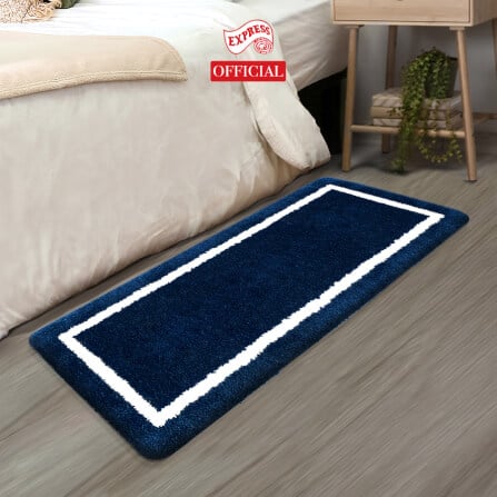 พรมเช็ดเท้ายาว EXPRESS CARPET รุ่น EL2-2 ขนาด50X120 ซม. หนา 20 มม. สีน้ำเงิน _1