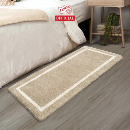 พรมเช็ดเท้ายาว EXPRESS CARPET รุ่น EL2-4 ขนาด50X120 ซม. หนา 20 มม. สีน้ำตาล _1
