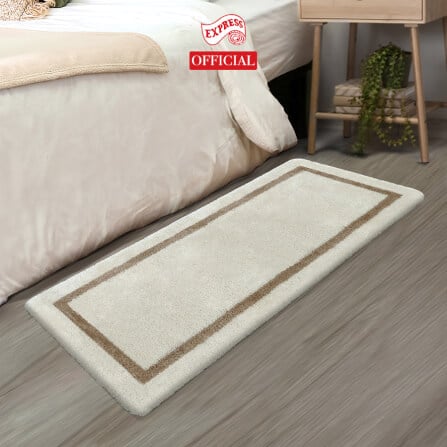 พรมเช็ดเท้ายาว EXPRESS CARPET รุ่น EL2-5 ขนาด50X120 ซม. หนา 20 มม. สีครีม _1