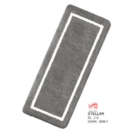 พรมเช็ดเท้ายาว EXPRESS CARPET รุ่น EL2-6 ขนาด50X120 ซม. หนา 20 มม. สีเทา _0