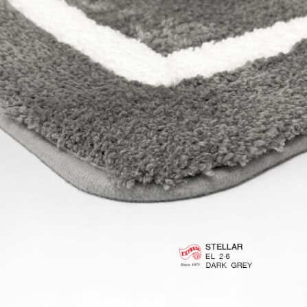 พรมเช็ดเท้ายาว EXPRESS CARPET รุ่น EL2-6 ขนาด50X120 ซม. หนา 20 มม. สีเทา _2