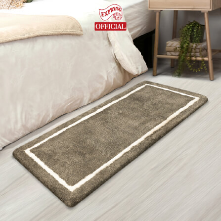 พรมเช็ดเท้ายาว EXPRESS CARPET รุ่น EL2-7 ขนาด50X120 ซม. หนา 20 มม. สีโทป _1
