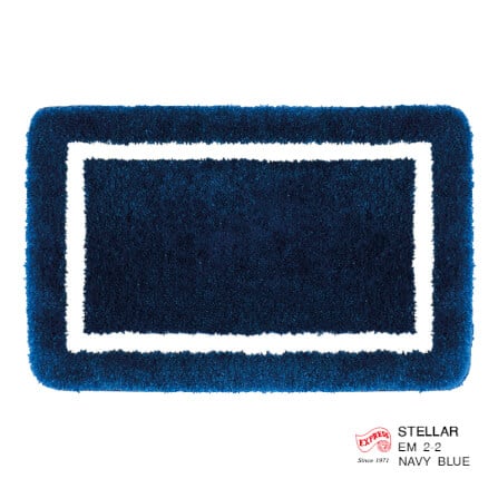 พรมเช็ดเท้าหน้าประตู EXPRESS CARPET รุ่น EM2-2 ขนาด45X70 ซม. หนา 20 มม. สีน้ำเงิน _0