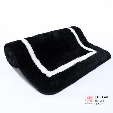 พรมเช็ดเท้าหน้าประตู EXPRESS CARPET รุ่น EM2-3 ขนาด45X70 ซม. หนา 20 มม. สีดำ _3