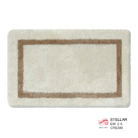 พรมเช็ดเท้าหน้าประตู EXPRESS CARPET รุ่น EM2-5 ขนาด45X70 ซม. หนา 20 มม. สีครีม _0