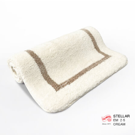 พรมเช็ดเท้าหน้าประตู EXPRESS CARPET รุ่น EM2-5 ขนาด45X70 ซม. หนา 20 มม. สีครีม _3