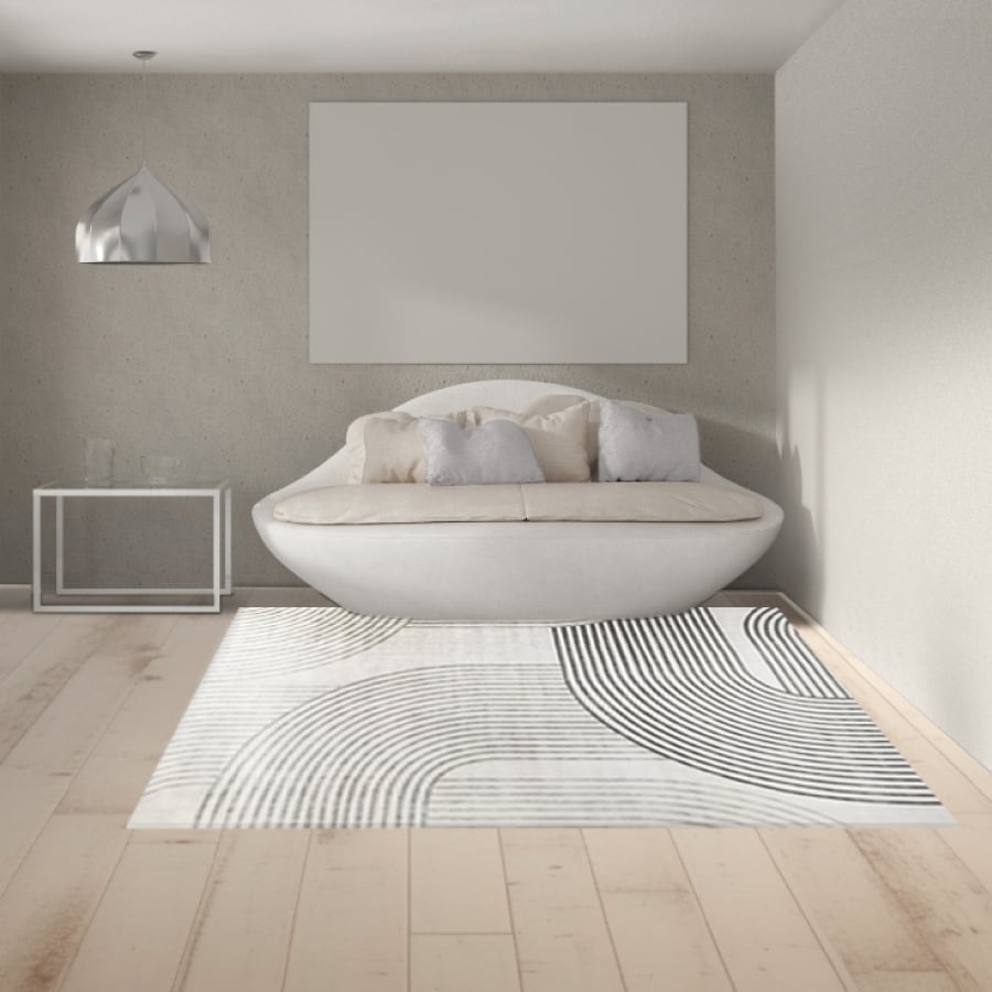 พรมปูพื้น EXPRESS CARPET รุ่น SCALA รหัส SC02 ขนาด 120X160 ซม.หนา 10 มม. สีเบจ_4