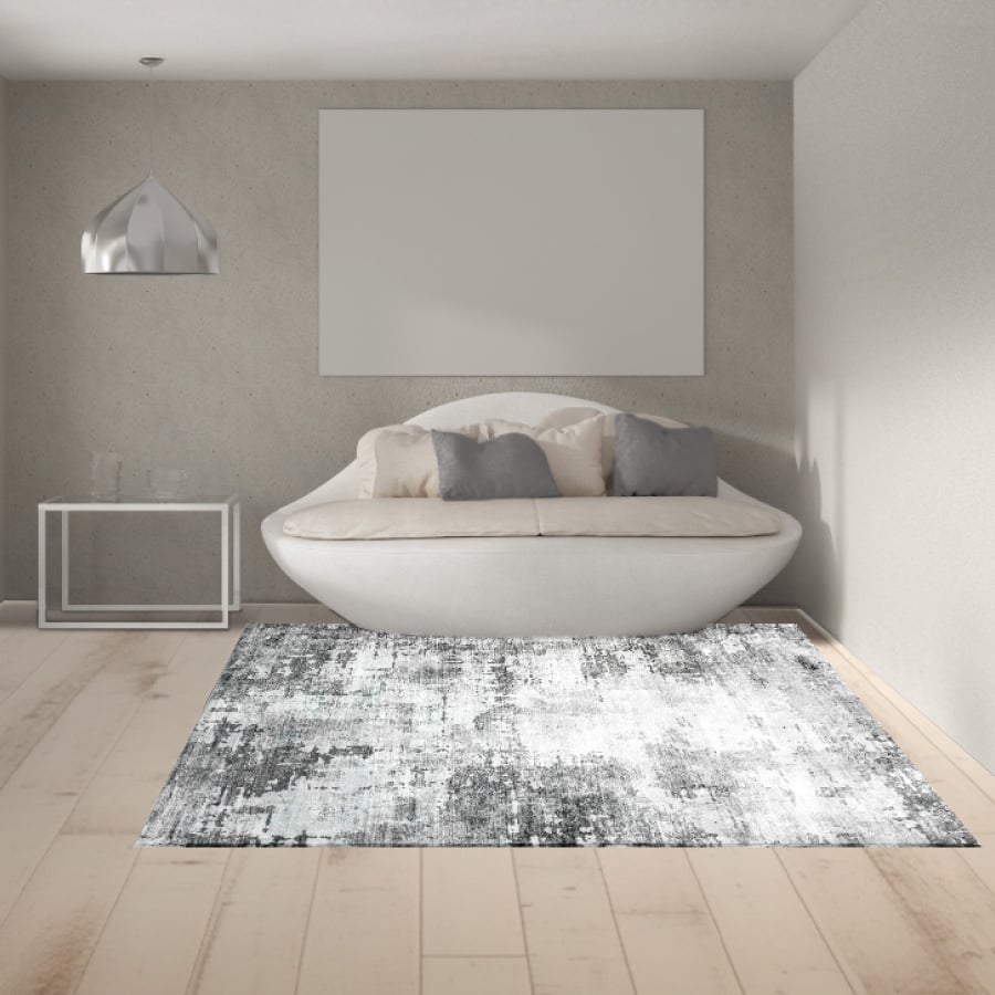 พรมปูพื้น EXPRESS CARPET รุ่น SCALA รหัส SC04 ขนาด 120X160 ซม.หนา 10 มม. สีเทา_4