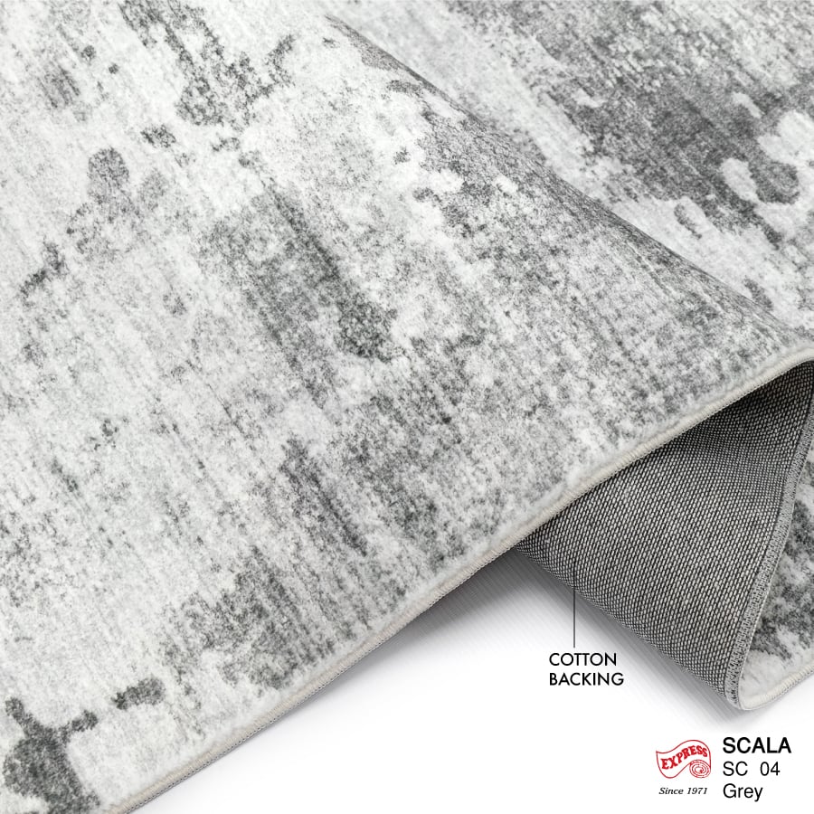 พรมปูพื้น EXPRESS CARPET รุ่น SCALA รหัส SC04 ขนาด 120X160 ซม.หนา 10 มม. สีเทา_3