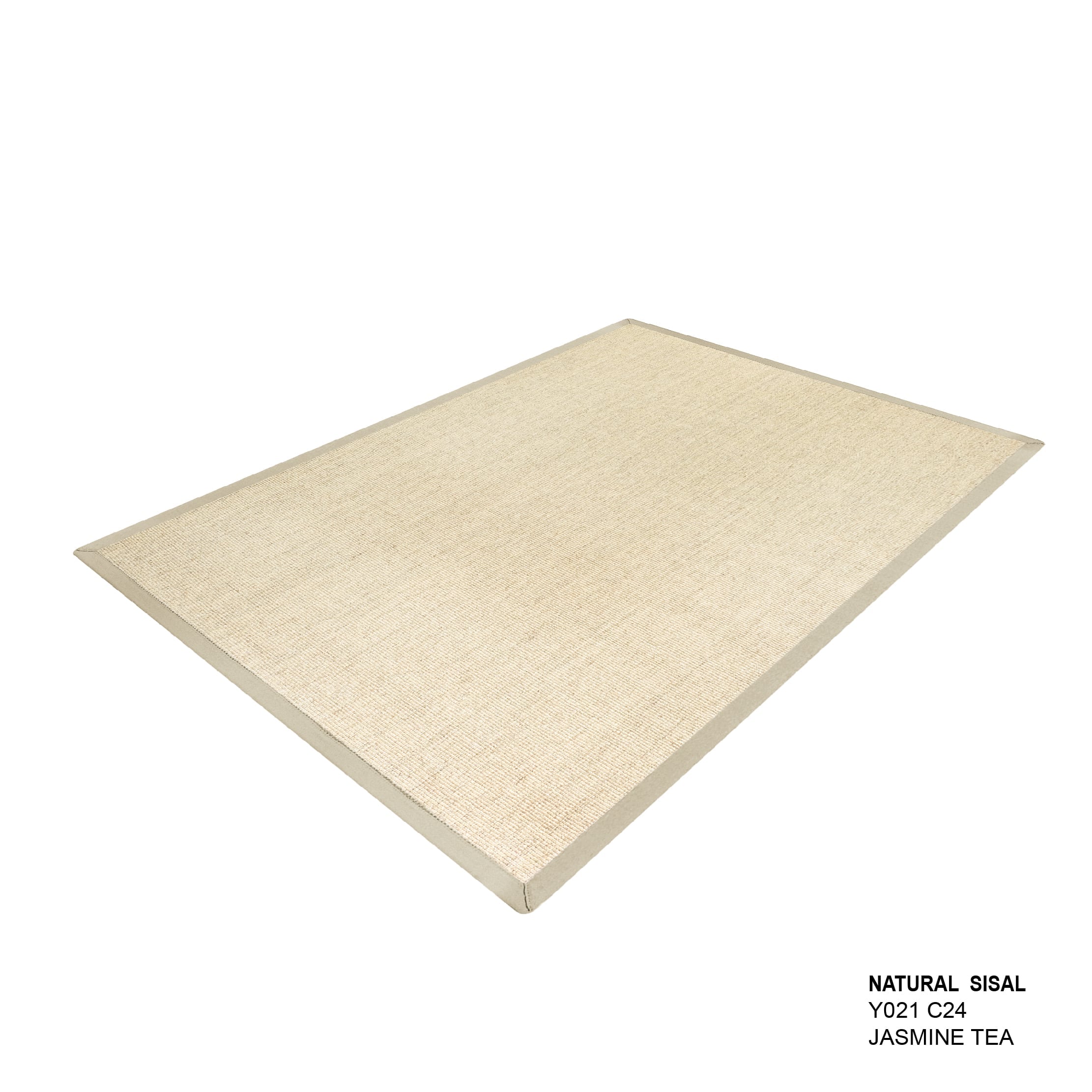 พรมปูพื้น EXPRESS CARPET รุ่น NARUTAL SISAL รหัส Y021 C24 L1 ขนาด 200X290 ซม.หนา 10 มม. สี JASMINE TEA_1