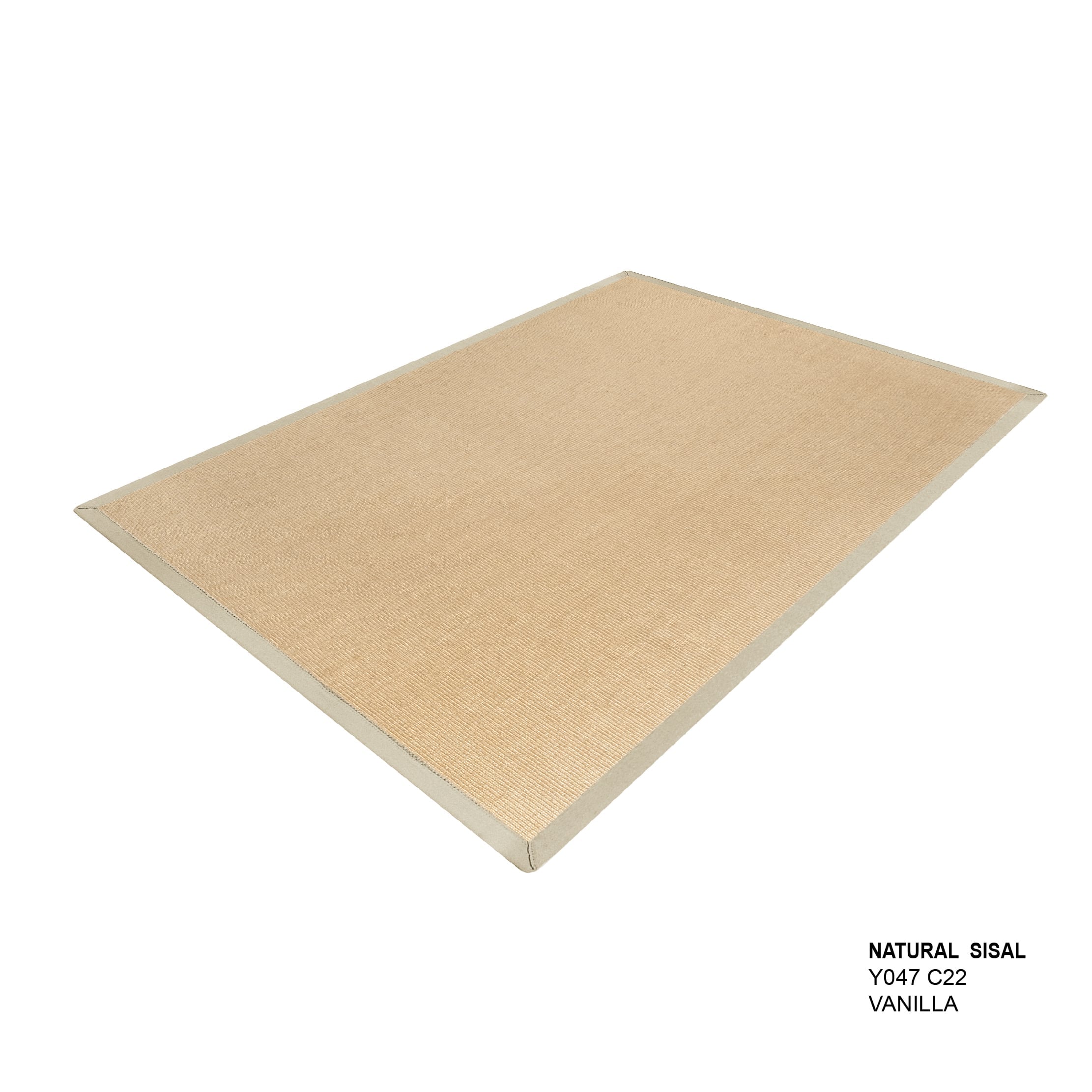 พรมปูพื้น EXPRESS CARPET รุ่น NARUTAL SISAL รหัส Y047 C22 L ขนาด 160X230 ซม.หนา 10 มม. สี VANILLA_1