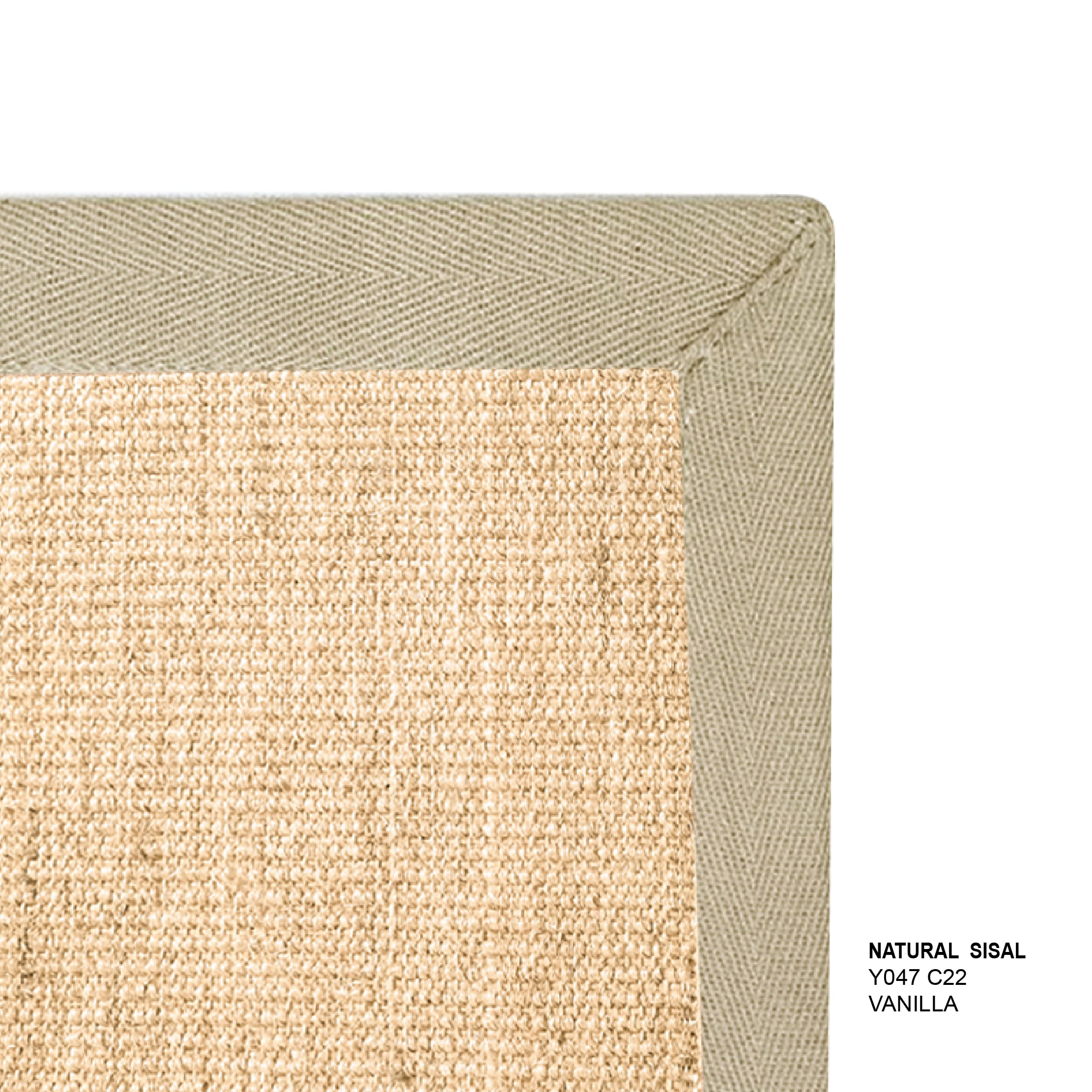 พรมปูพื้น EXPRESS CARPET รุ่น NARUTAL SISAL รหัส Y047 C22 L ขนาด 160X230 ซม.หนา 10 มม. สี VANILLA_2