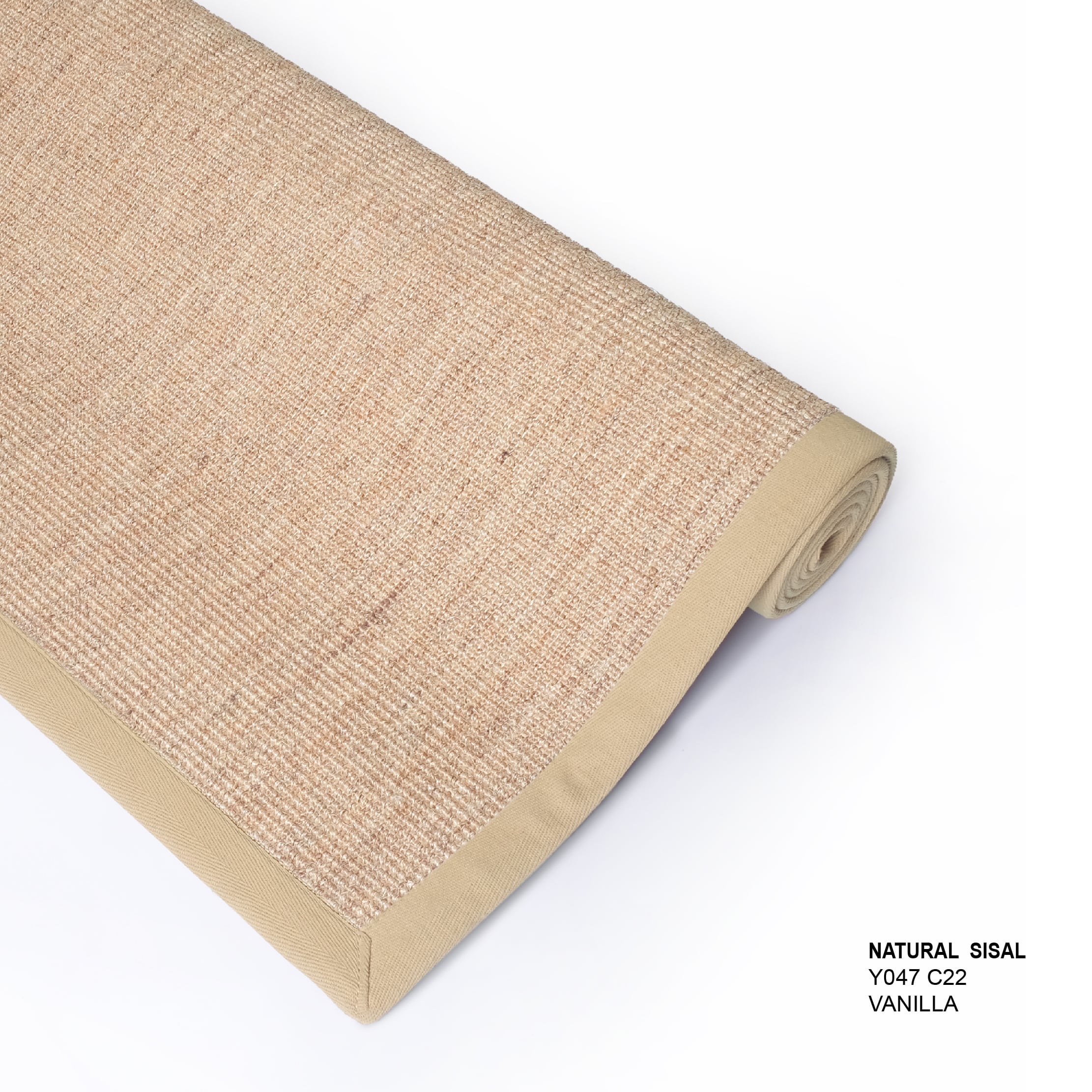 พรมปูพื้น EXPRESS CARPET รุ่น NARUTAL SISAL รหัส Y047 C22 L ขนาด 160X230 ซม.หนา 10 มม. สี VANILLA_3