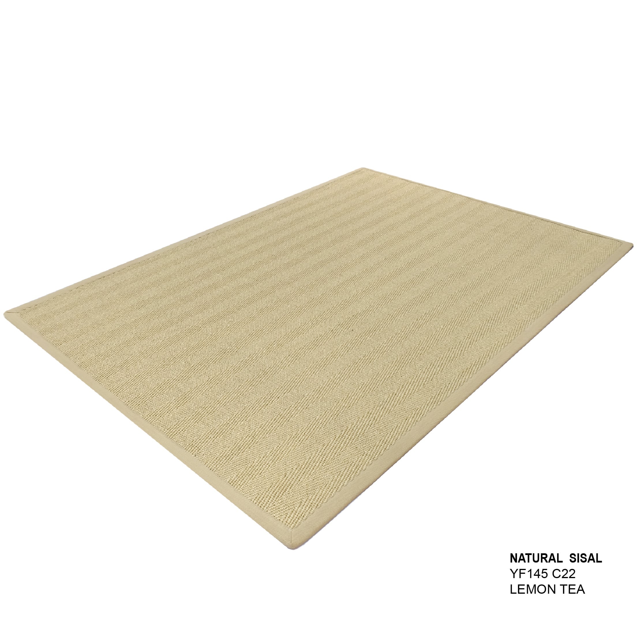 พรมปูพื้น EXPRESS CARPET รุ่น NARUTAL SISAL รหัส YF145 C22 L1 ขนาด 200X290 ซม.หนา 10 มม. สี LEMON TEA_1