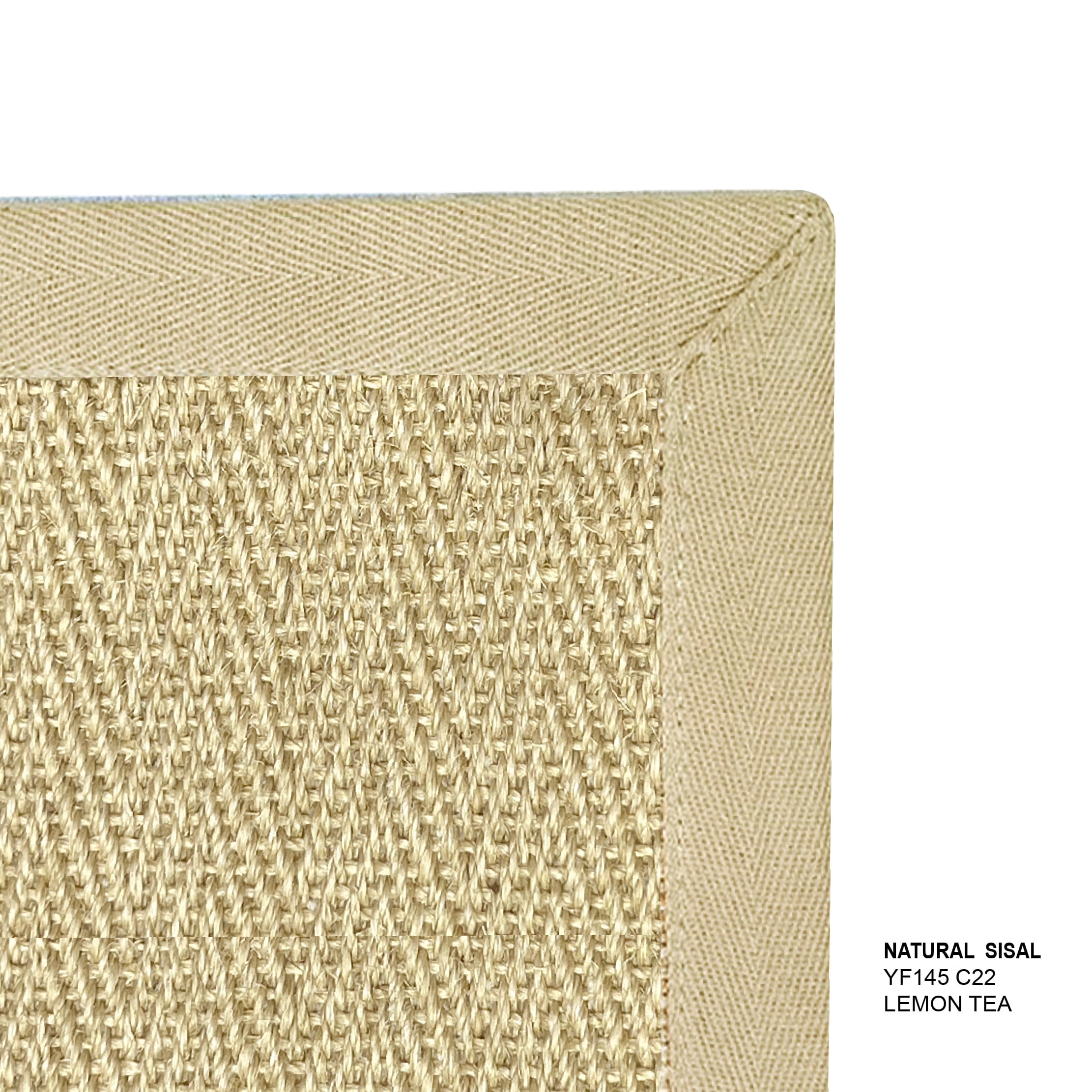 พรมปูพื้น EXPRESS CARPET รุ่น NARUTAL SISAL รหัส YF145 C22 L1 ขนาด 200X290 ซม.หนา 10 มม. สี LEMON TEA_2