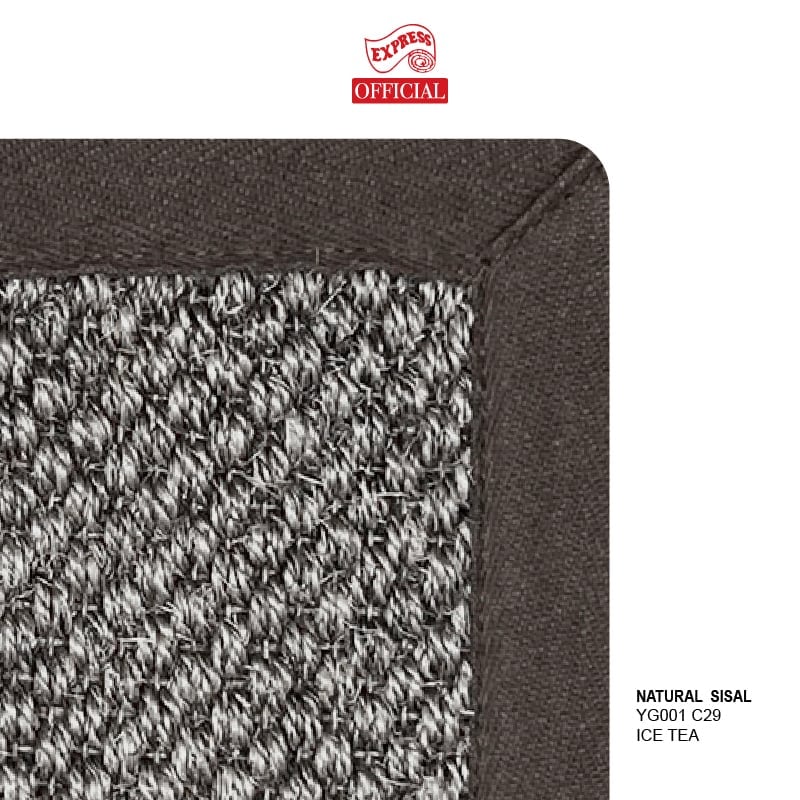 พรมปูพื้น EXPRESS CARPET รุ่น NARUTAL SISAL รหัส YG001 C29 L1 ขนาด 200X290 ซม.หนา 10 มม. สี ICED TEA_2
