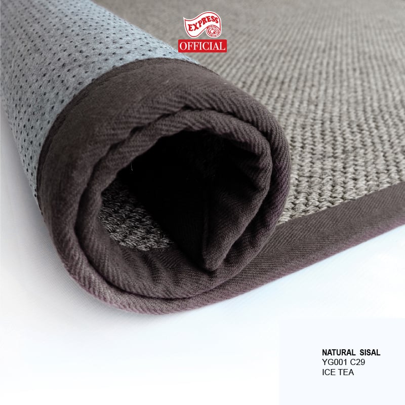 พรมปูพื้น EXPRESS CARPET รุ่น NARUTAL SISAL รหัส YG001 C29 L1 ขนาด 200X290 ซม.หนา 10 มม. สี ICED TEA_3