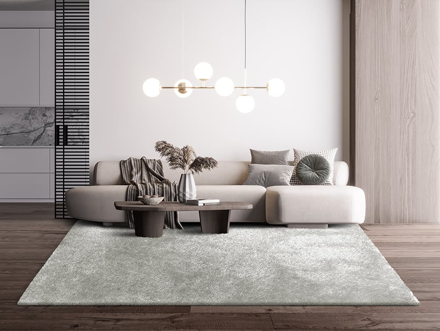 พรมปูพื้น EXPRESS CARPET รุ่น Softy รหัส SY03 ขนาด 160X230 ซม. หนา 30 มม. เทา_4