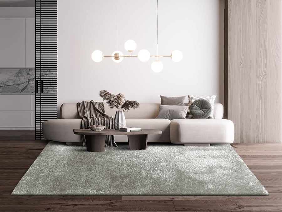 พรมปูพื้น EXPRESS CARPET รุ่น Softy รหัส SY05 ขนาด 120X170 ซม. หนา 30 มม. สีเทา_4