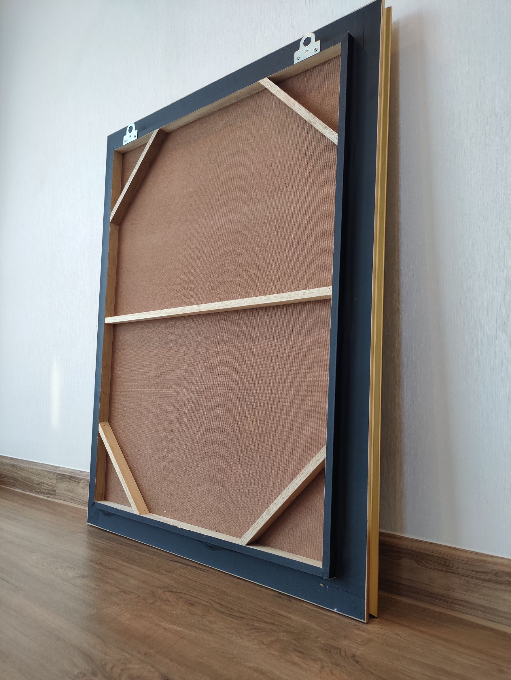 ของตกแต่งบ้าน กรอบรูปสำเภาทองเพิ่มพูนทรัพย์ อินทรักษ์ ขนาด 80X100X5.5 ซม. แฮนด์เมด