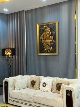 ของตกแต่งบ้าน กรอบรูปสำเภาทองเพิ่มพูนทรัพย์ อินทรักษ์ ขนาด 80X100X5.5 ซม. แฮนด์เมด_8