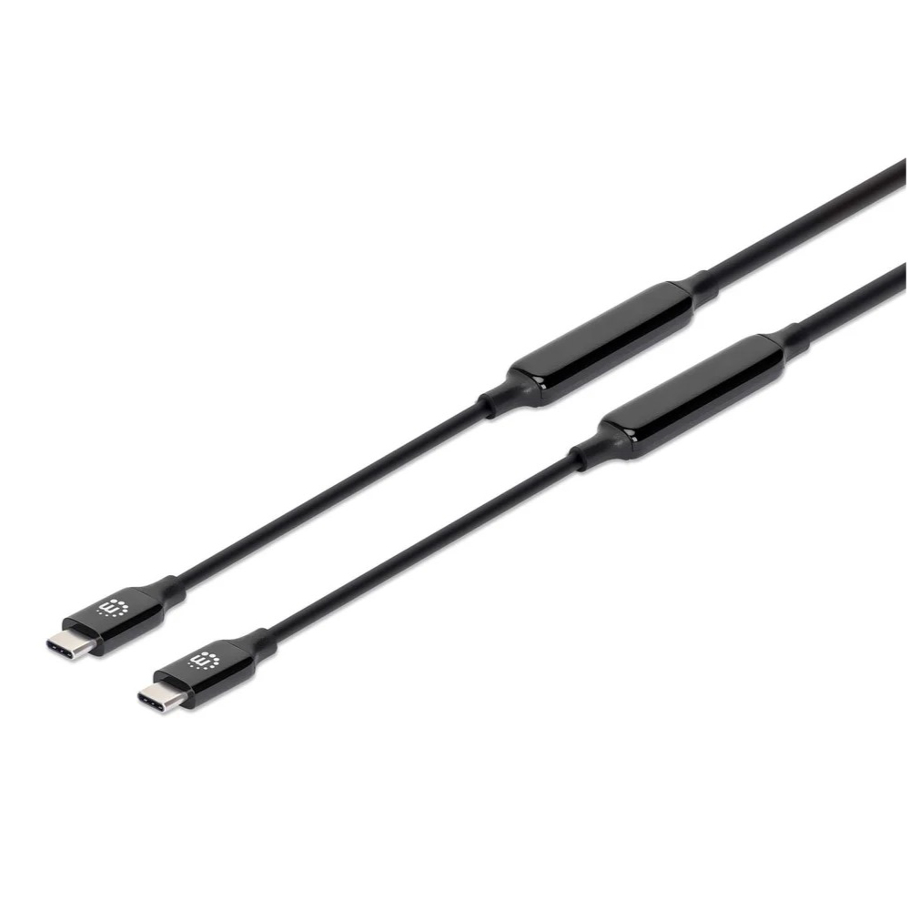 สายชาร์จ Manhattan 355971 USB 3.2 Gen 2 Type-C ความยาว 5 เมตร สีดำ