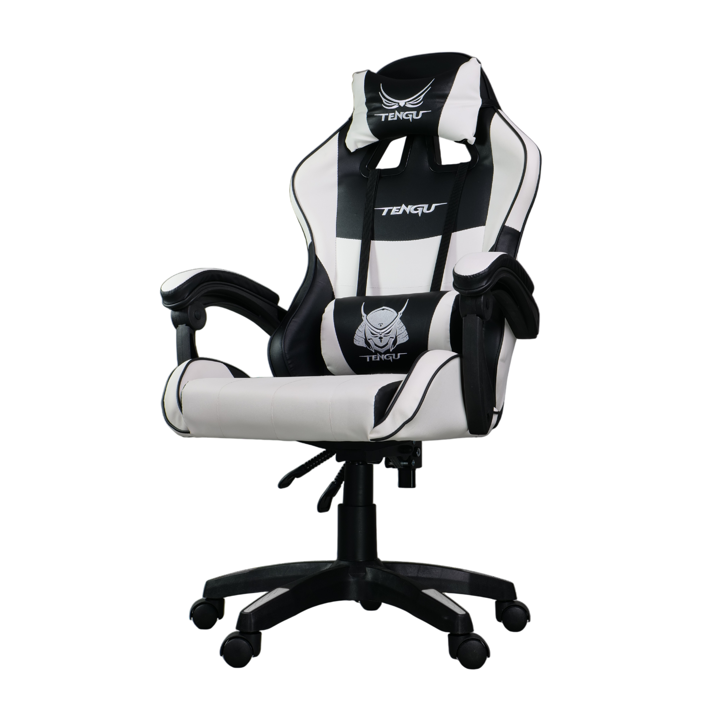 เก้าอี้เกมมิ่ง TENGUGAMINGGEARS รุ่น KUSANAGI (CH-KS-WH) สีขาว เบาะหนัง_0
