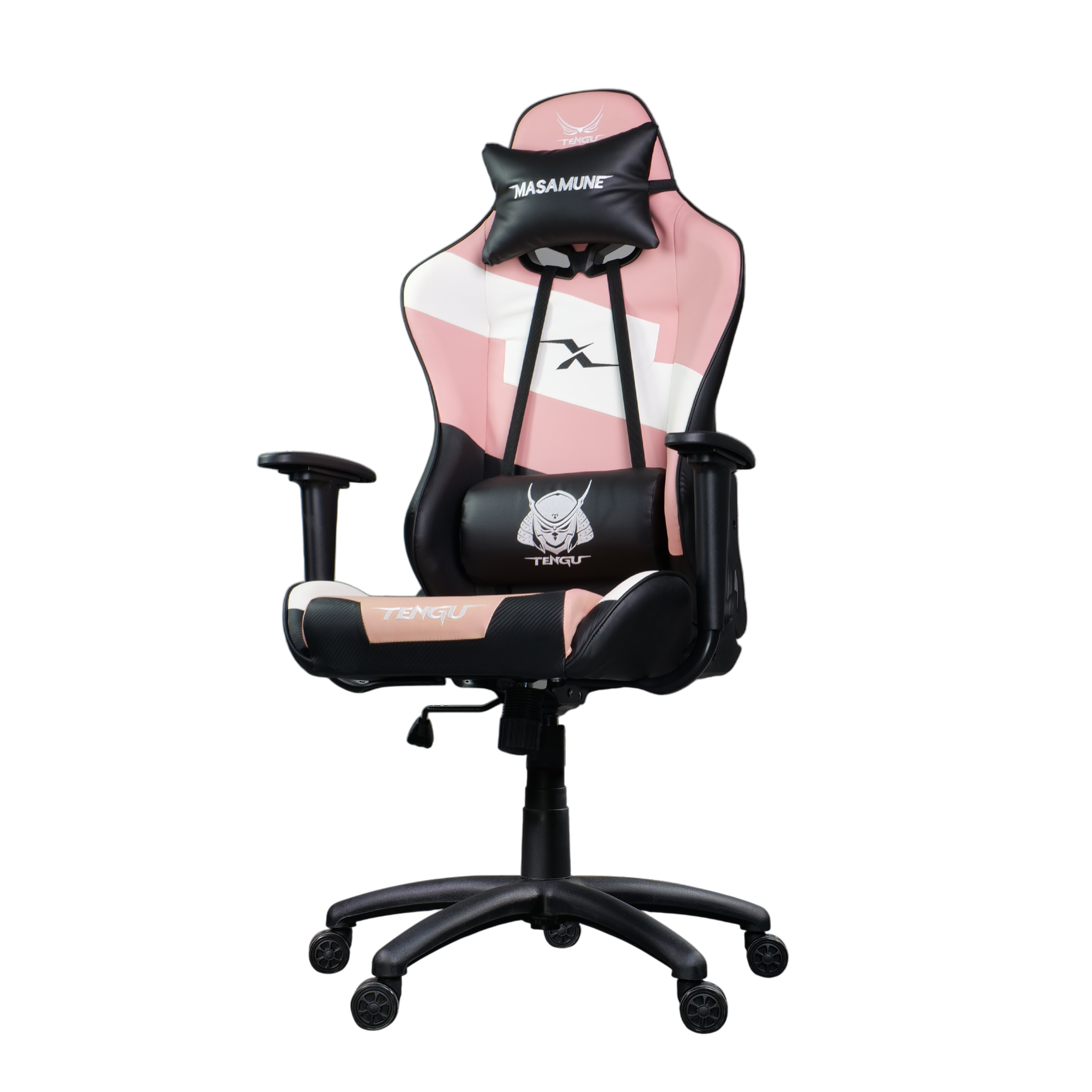 เก้าอี้เกมมิ่ง TENGUGAMINGGEARS รุ่น MASA-X (CH-MX-PK) สีชมพู เบาะหนัง_0
