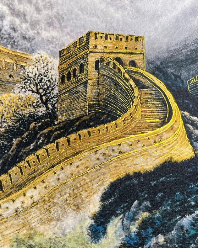 กรอบรูปฮวงจุ้ย OWLS WALLPAPERS THE GREAT WALL ขนาด 78X158CM._3