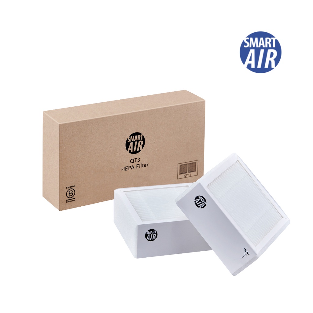 แผ่นกรองอากาศ SMART AIR รุ่น QT3  ประเภท HEPA FILTER BUNDLE PACK (2 ชิ้น)_0