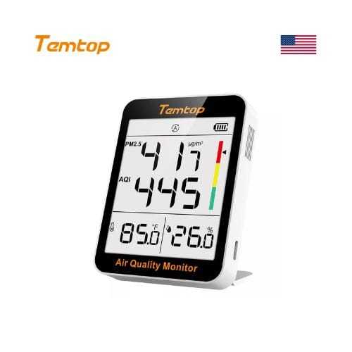 เครื่องวัดความชื้นและอุณหภูมิ TEMTOP S1 (PM2.5, AQI, ความชื้น, อุณหภูมิ)