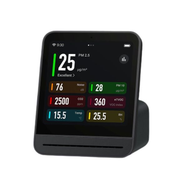 เครื่องวัดความชื้นและอุณหภูมิ QINGPING รุ่น QP PRO+ AIR QUALITY MONITOR วัดฝุ่น PM2.5 PM10 CO2 อุณหภูมิ และความชื้น