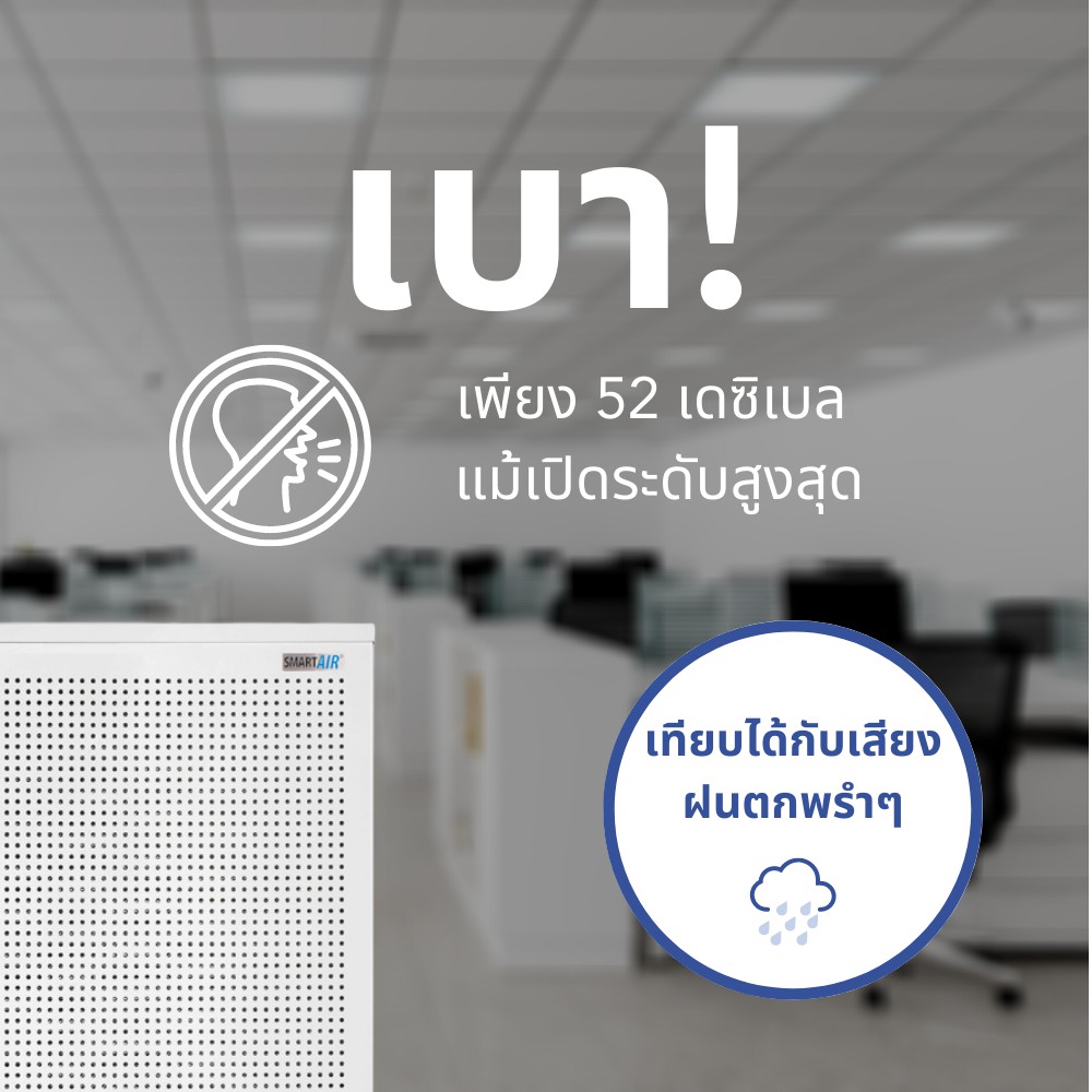 เครื่องฟอกอากาศ SMART AIR รุ่น BLAST MINI สำหรับห้อง 100 ตร.ม. ออฟฟิศและห้องขนาดใหญ่