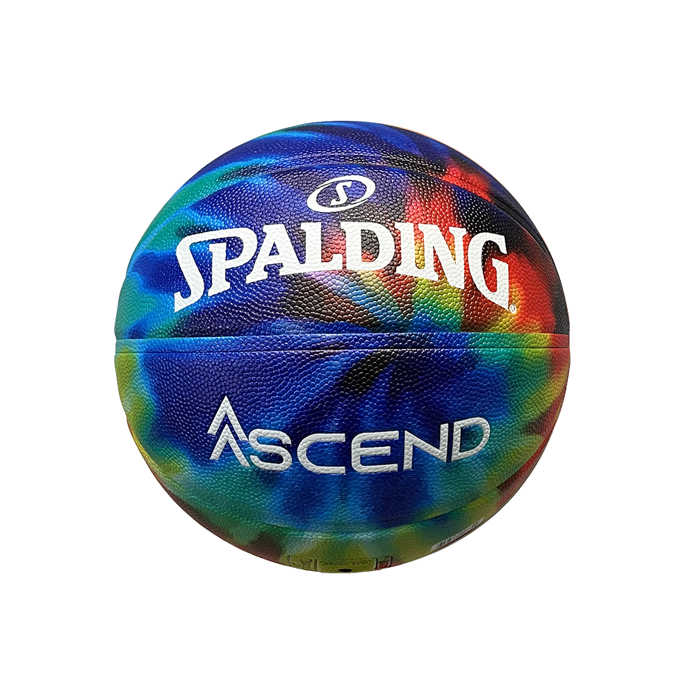 ลูกบาส SPALDING รุ่น ASCEND SERIES - RAINBOW ลูกบาสเกตบอล หนัง PU, เบอร์ 7