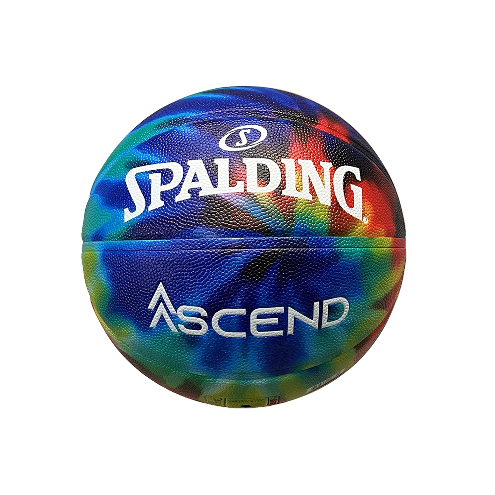 ลูกบาส SPALDING รุ่น ASCEND SERIES - RAINBOW ลูกบาสเกตบอล หนัง PU, เบอร์ 7