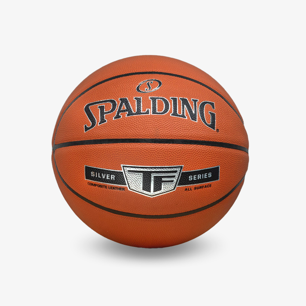 ลูกบาส SPALDING รุ่น TF-SILVER ลูกบาสเกตบอล หนัง PU, เบอร์ 7_0