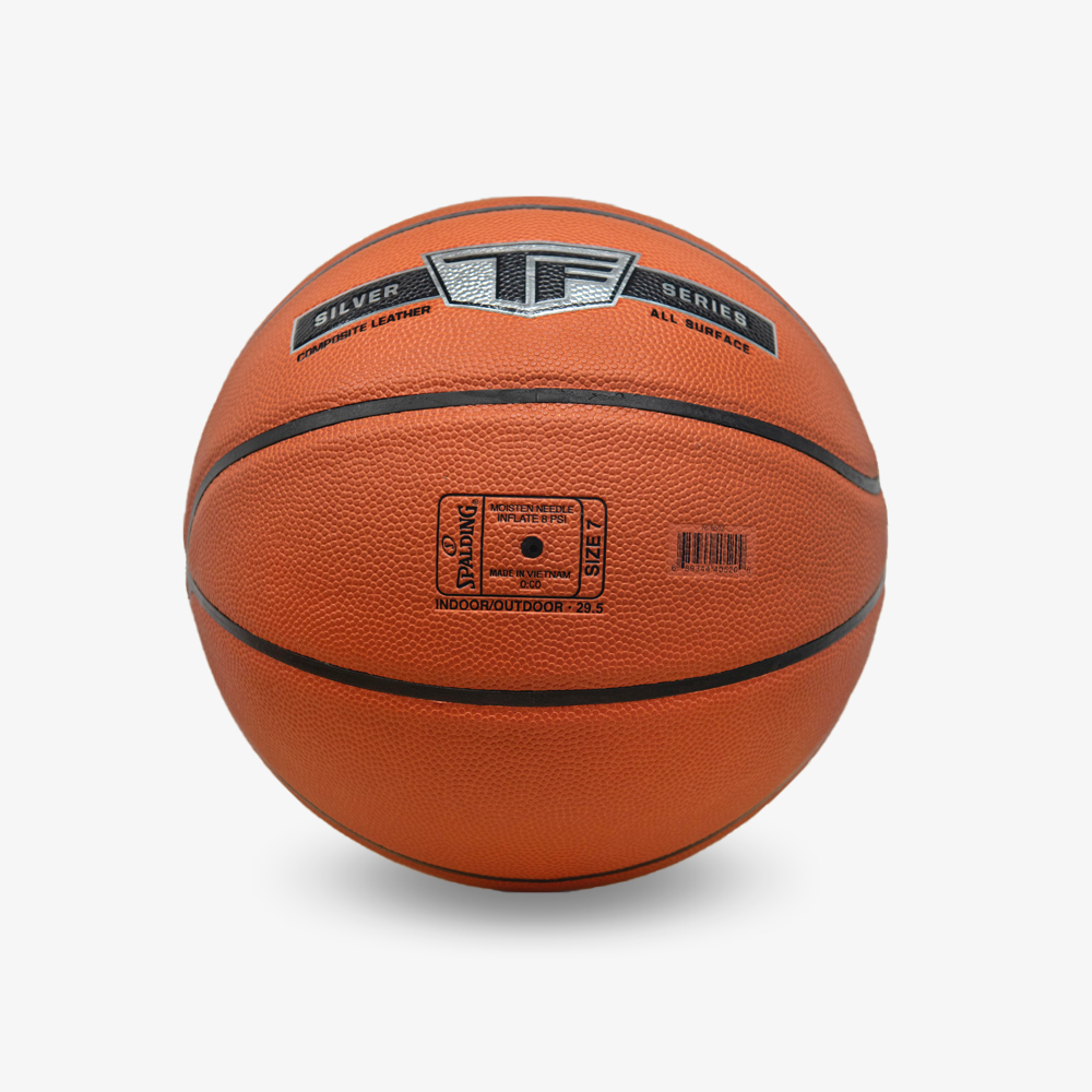 ลูกบาส SPALDING รุ่น TF-SILVER ลูกบาสเกตบอล หนัง PU, เบอร์ 7_2