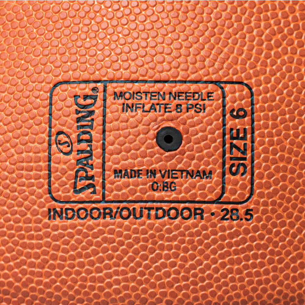 ลูกบาส SPALDING รุ่น REACT-250 ลูกบาสเกตบอล หนัง PU, เบอร์ 6_5