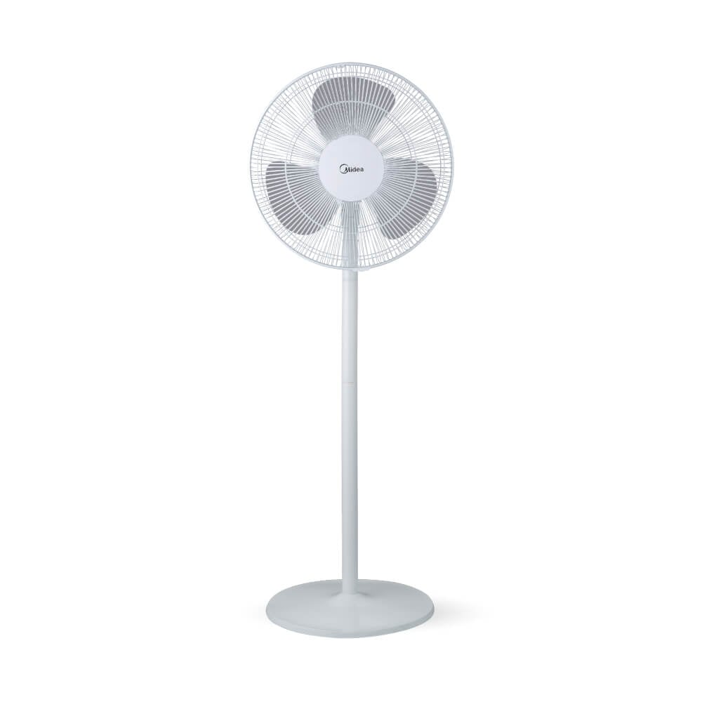 พัดลมตั้งพื้น 16 นิ้ว Midea MFS160M0ADWH  สีขาว
